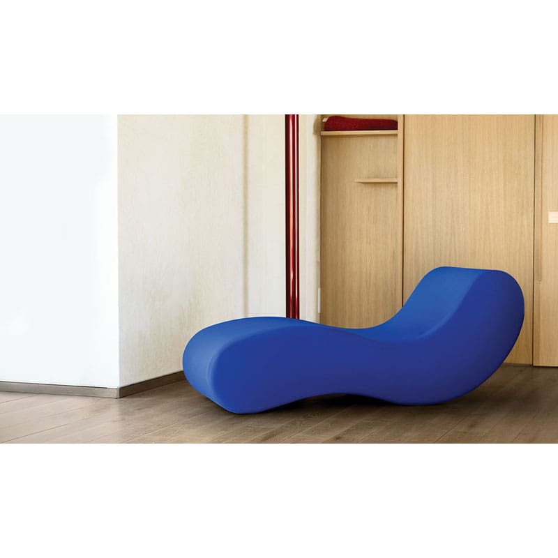 Gufram Chaise Lounge Alvar blu Longho Design Palermo