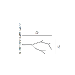 Horm Lampada a sospensione Aira Led ottone verniciato oro large longho design palermo 3