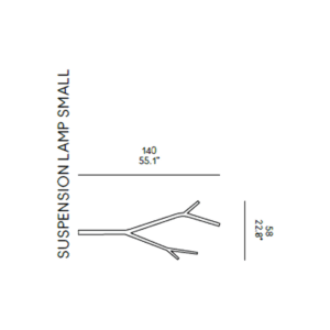 Horm Lampada a sospensione Aira Led ottone verniciato oro longho design palermo