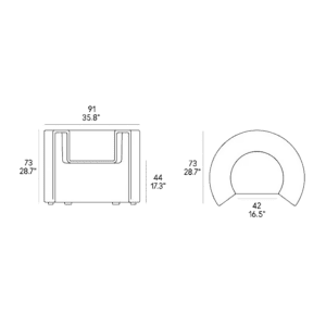 Horm Poltrona Charlotte outdoor in midollino longho design palermo