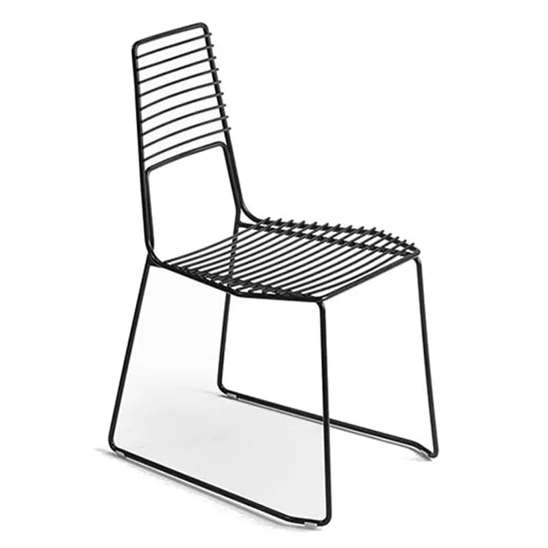 Horm Sedia Sedia Alieno nero outdoor longho design palermo