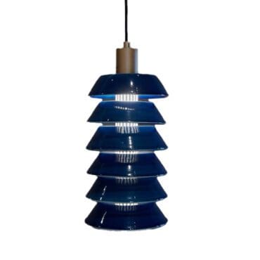 Paolo Castelli - Lampada da parete Terminal Ceramica blu outdoor