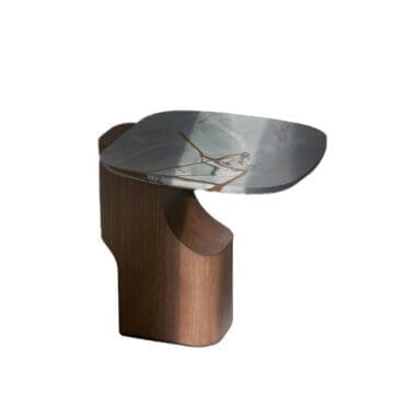 Paolo Castelli - Tavolino Kenya frassino tinto noce Quarzite Roma