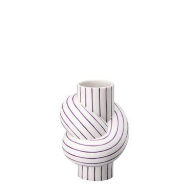 Rosenthal Vaso Nodes Stripes Plum Longho Design Palermo