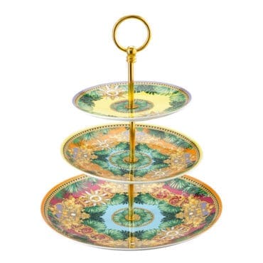 Rosenthal - Alzata rotonda etagere Versace Jungle Animalier