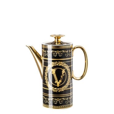 Rosenthal meets Versace Caffettiera cilindrica Virtus Gala Black Longho Design Palermo