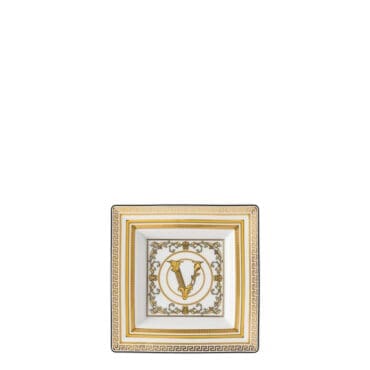 Rosenthal meets Versace Coppa quadrata Virtus Gala White 14 cm Longho Design Palermo