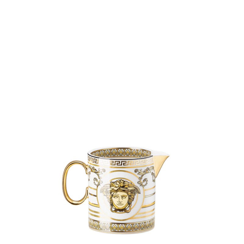 Rosenthal meets Versace Lattiera cilindrica Virtus Gala White 1 Longho Design Palermo