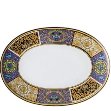 Rosenthal - Piatto ovale Versace Barocco Mosaic 38