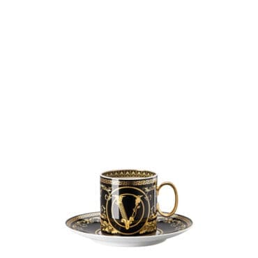 Rosenthal meets Versace Tazza da caffe Virtus Gala Black Longho Design Palermo
