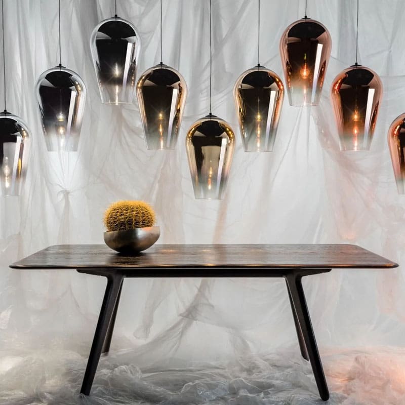 Tom Dixon Tavolo rettangolare Slab nero 200 cm Longho Design Palermo