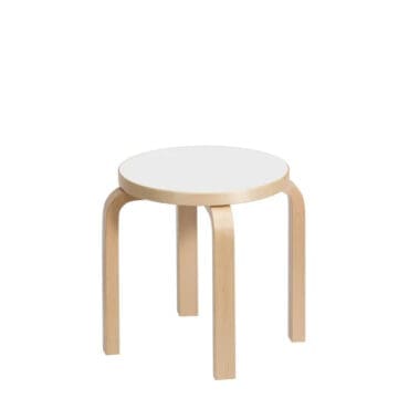 Artek Sgabello NE60 per bambini Betulla seduta HPL bianco Longho Design Palermo3