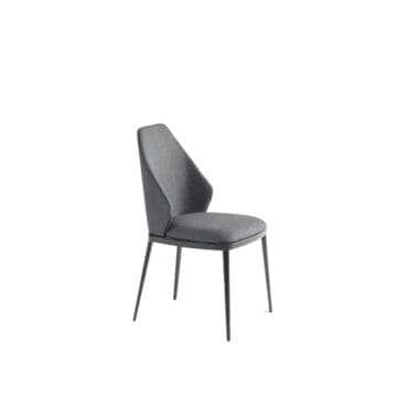 Bonaldo – Sedia Mida gambe supreme antracite rivestimento tessuto