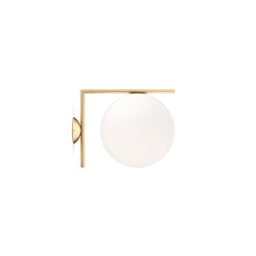 Flos - Lampada da parete soffitto IC C/W2 ottone