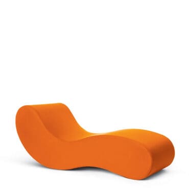 Gufram Chaise lounge Alvar arancione Longho Design Palermo