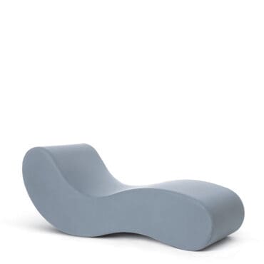 Gufram Chaise lounge Alvar grigio Longho Design Palermo