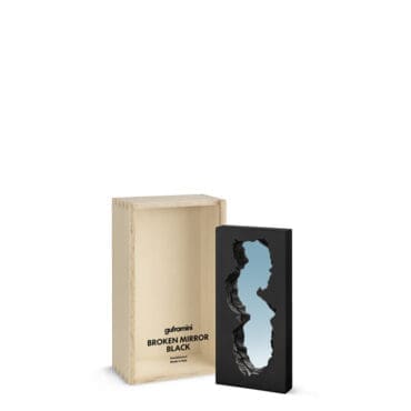 Gufram Guframin Broken Mirror Black Longho Design Palermo