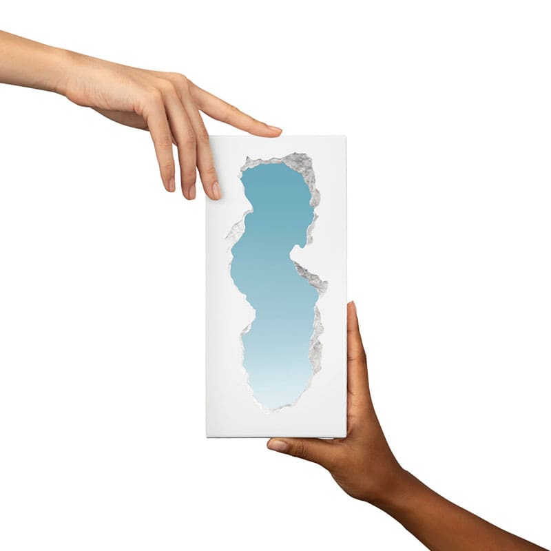 Gufram Guframini Broken Mirror White 1 Longho Design Palermo