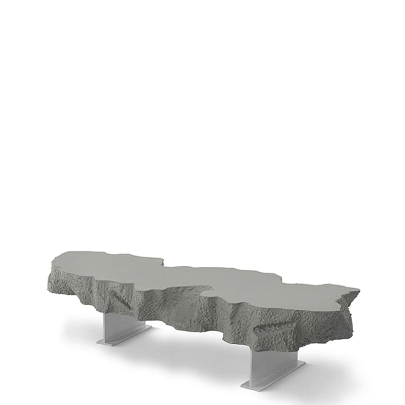 Gufram Panca Broken Bench grigio Longho Design Palermo