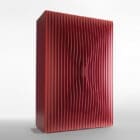 Horm Armadio Blend laccato opaco rosso vino longho design palermo