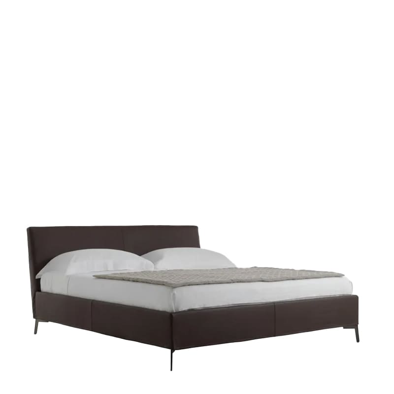 Horm Letto matrimoniale Bahamas Mid Century piedi in metallo longho design palermo 1