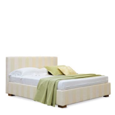 Horm - Letto matrimoniale Lipari Plus imbottito tessuto basic