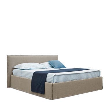 Horm - Letto matrimoniale Tahiti tessuto basic