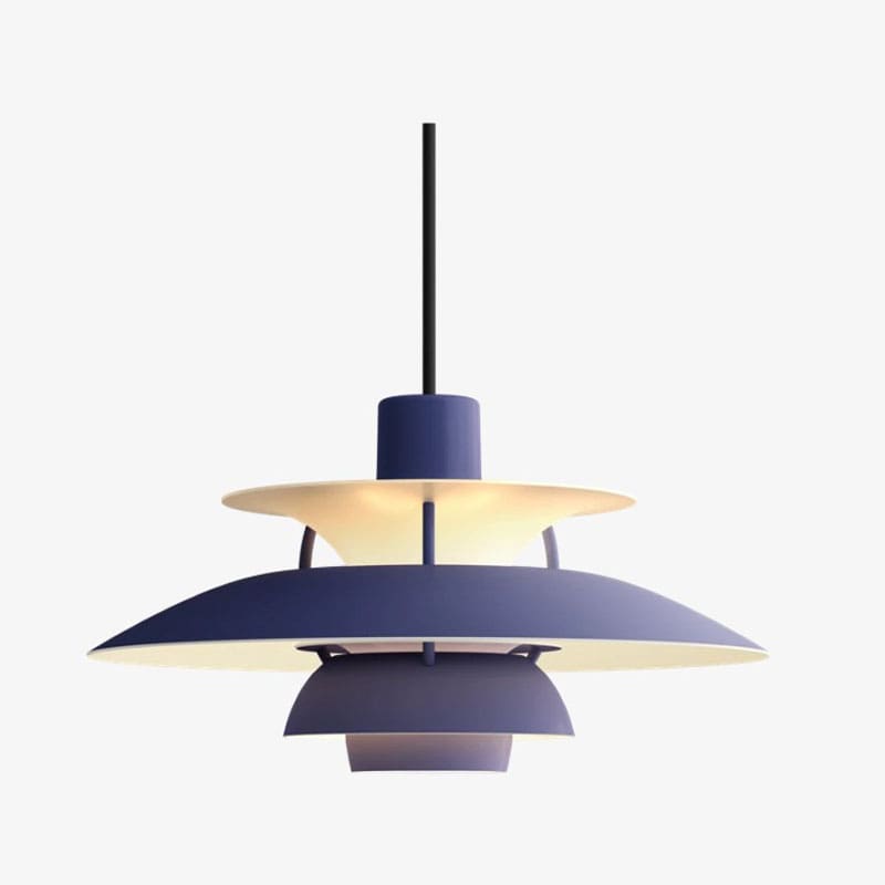 Louis Poulsen Lampada a sospensione PH5 Mini dusty indigo 2 longho design palermo