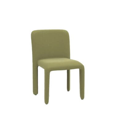 Molteni - Sedia Glove-Up tessuto Andromeda verde mela