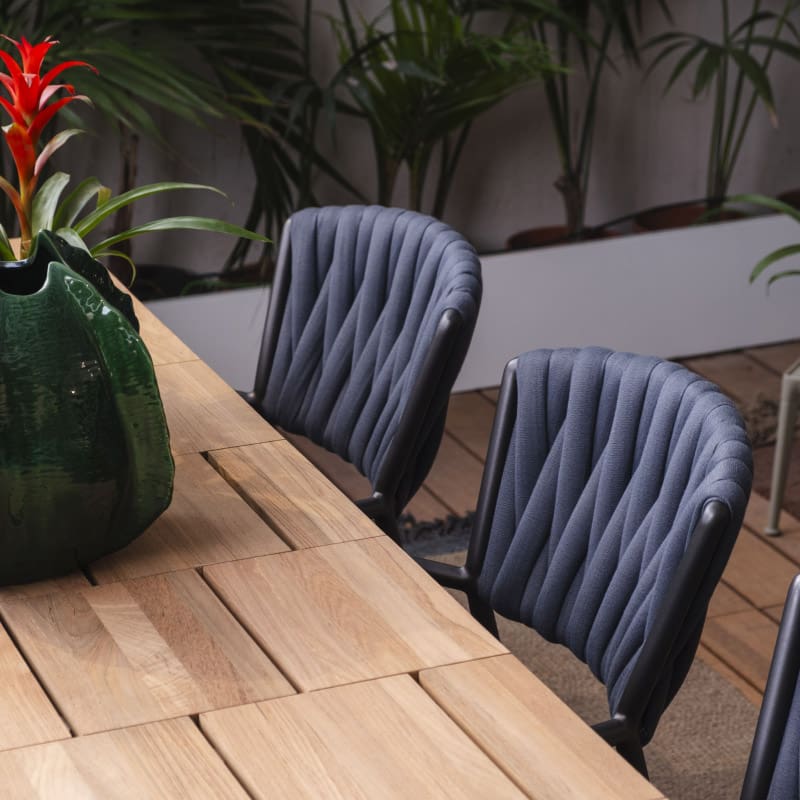 Roda Sedia con braccioli Piper 221 e cuscino seduta tessuto Park