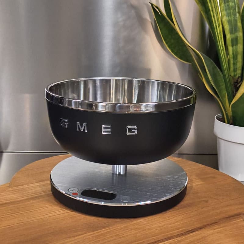 SMEG Bilancia da cucina Digitale nero opaco Longho Design Palermo