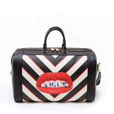Seletti Borsa da viaggio Shit longho design palermo
