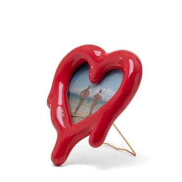 Seletti - Cornice Melted Heart rossa