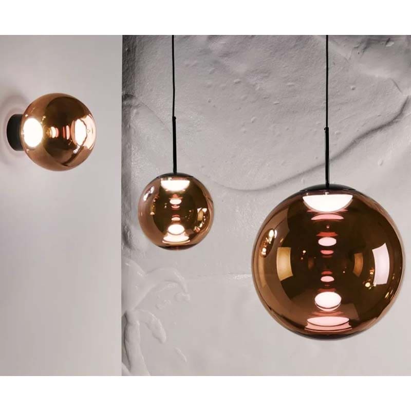 Tom Dixon Lampada a sospensione Globe Copper LED 25 cm 3 Longho Design Palermo