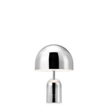 Tom Dixon Lampada da tavolo Bell Portable LED argento Longho Design Palermo