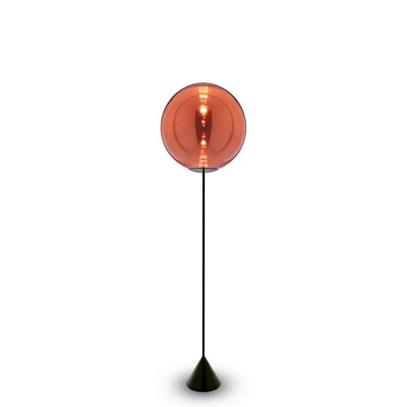 Tom Dixon Lampada da terra Globe Cone Copper LED 1 Longho Design Palermo