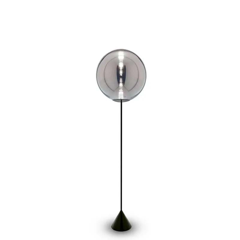 Tom Dixon Lampada da terra Globe Cone Silver LED 1 Longho Design Palermo