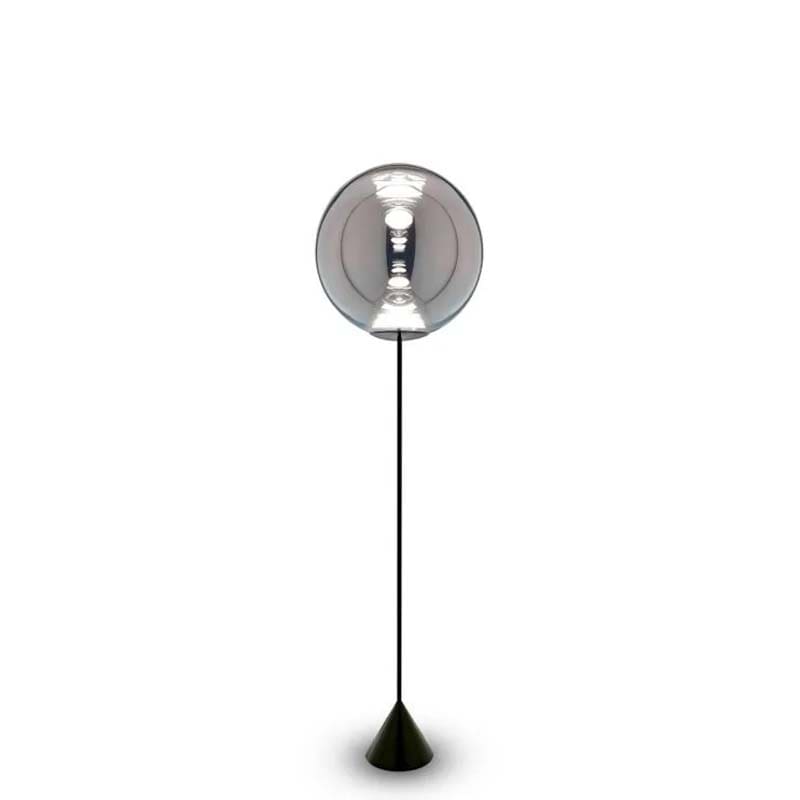 Tom Dixon Lampada da terra Globe Cone Silver LED 2 Longho Design Palermo