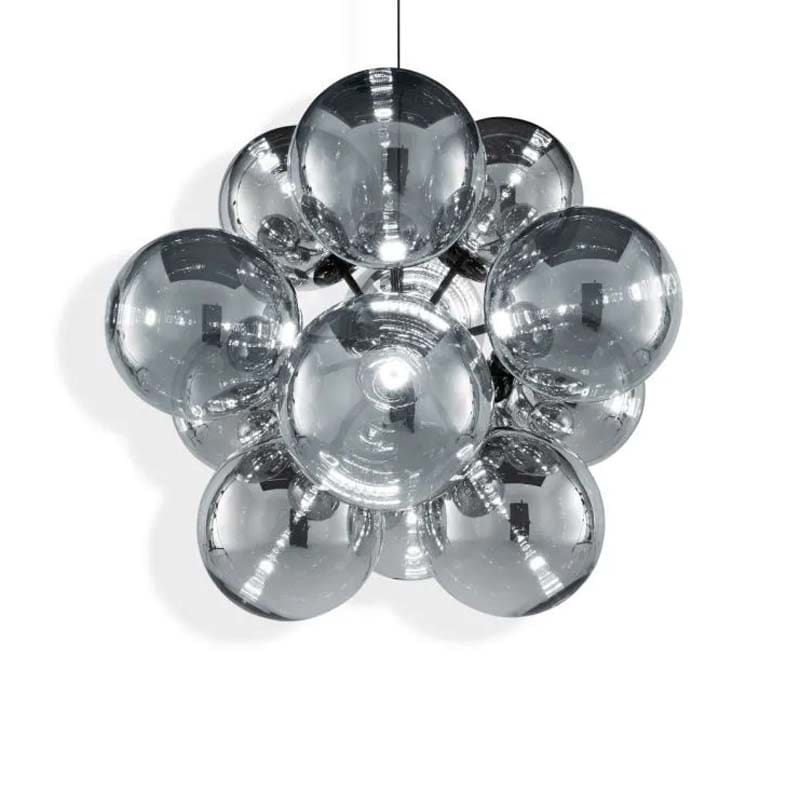 Tom Dixon Lampadario Globe Burst Chrome LED 1 Longho Design Palermo