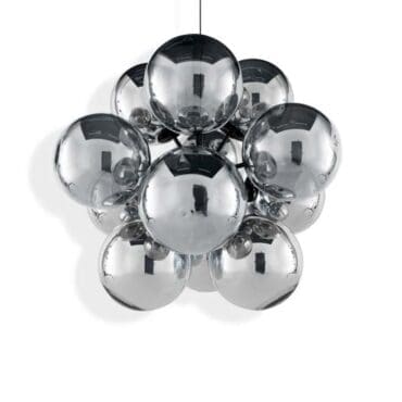 Tom Dixon Lampadario Globe Burst Chrome LED Longho Design Palermo