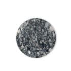 Tom Dixon Tavolino Fan base nera top marmo Pebble 60 cm Longho Design Palermo