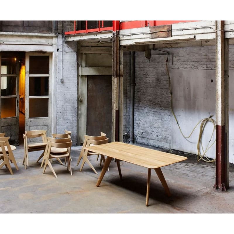 Tom Dixon Tavolo rettangolare Slab naturale 200 cm Longho Design Palermo