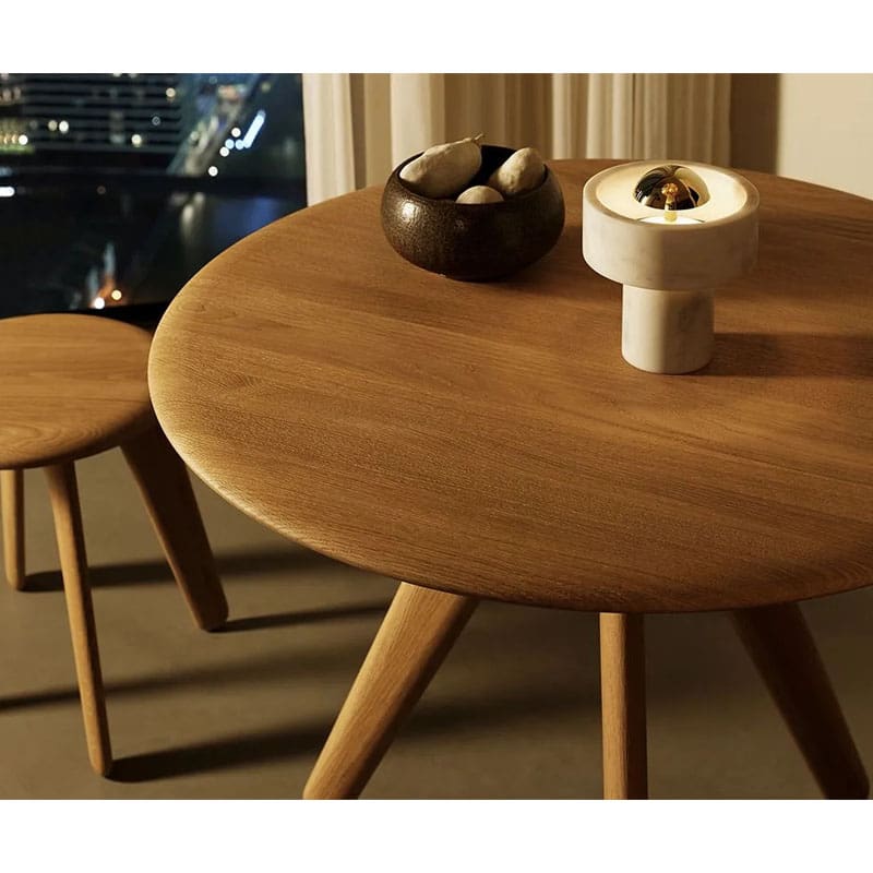 Tom Dixon Tavolo rotondo Slab naturale 2 Longho Design Palermo