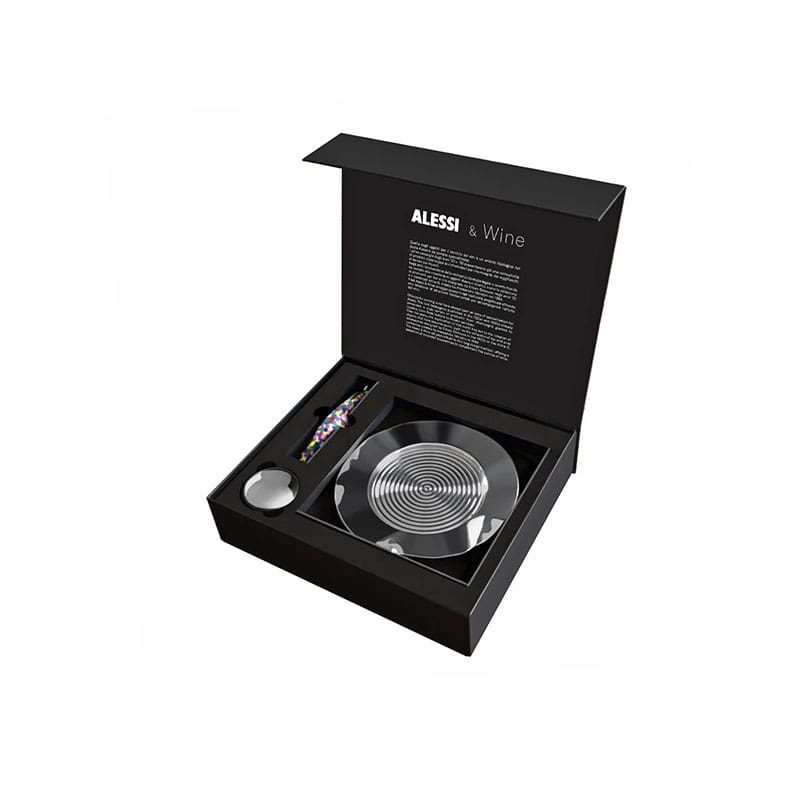 wine gift set alessi & wine alessi longho desing palermo