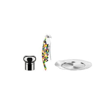 wine gift set alessi & wine alessi longho desing palermo