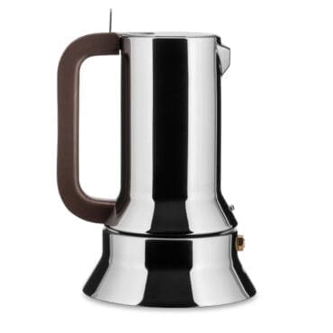 Alessi - Caffettiera 9090 manico marrone 1 tazza