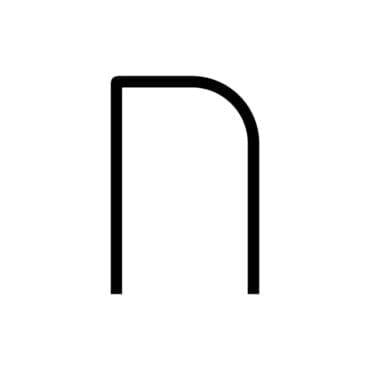 Artemide – Alphabet of Light Parete Maiuscole Lettera N