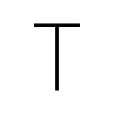 Artemide Alphabet of Light Maiuscole Lettera T Longho Design Palermo
