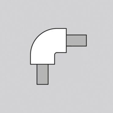 Artemide Alphabet of light system Parete Soffitto Curvo 90° Longho Design Palermo