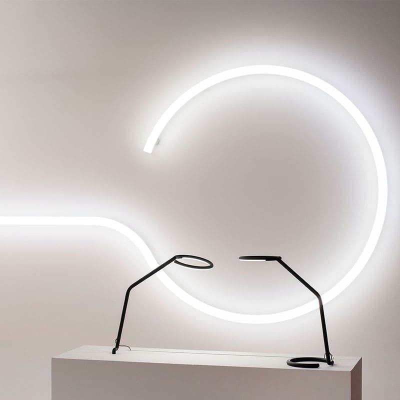 Artemide Alphabet of light system Parete Soffitto Curvo Longho Design Palermo